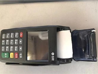 pos机装纸盖怎样打开?